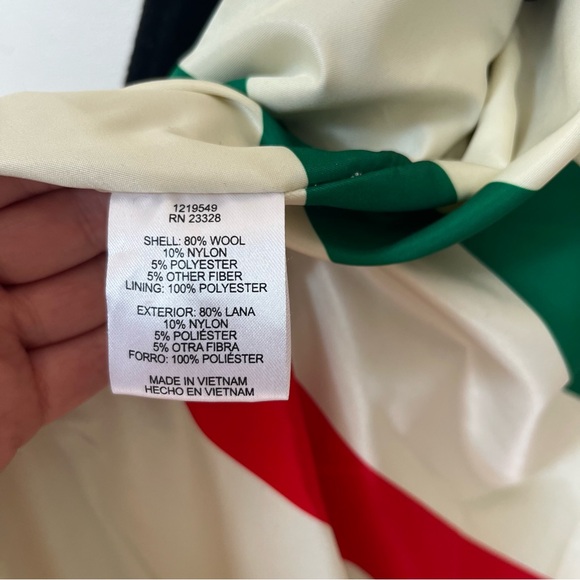 Pendleton Wool Pea Coat Charcoal Gray Zip Long Winter Jacket Fall - Picture 9 of 14